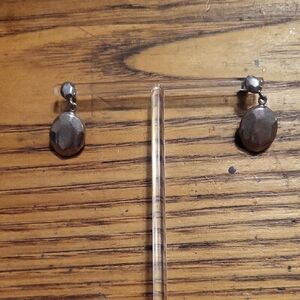 Elegant Silver Drop Earrings